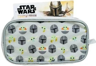 Star Wars The MANDALORIAN & GROGU PRINT Pencil Or Gadget Case 8  X 4.250  X 2.5  • £12.54