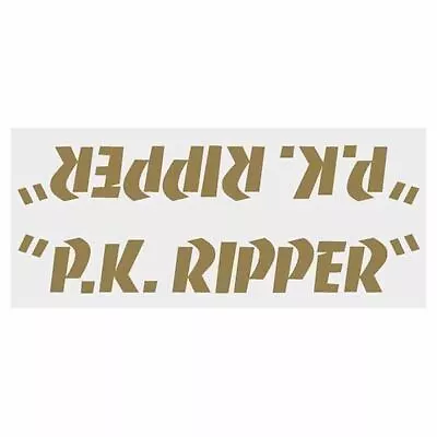 SE Racing - 80'S PK Ripper Down Tube Decal - GOLD - Old School Bmx • $22