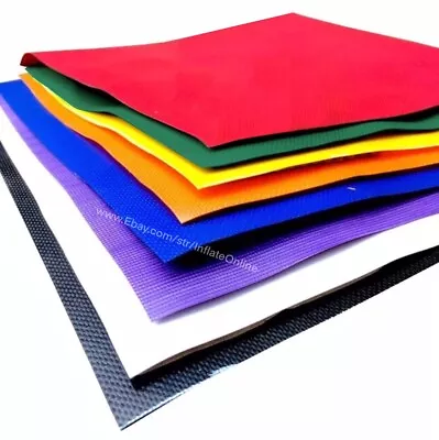 Bounce House Repair Patches 10  X 10  18oz Multicolor Vinyl Commercial Slide • $14.95