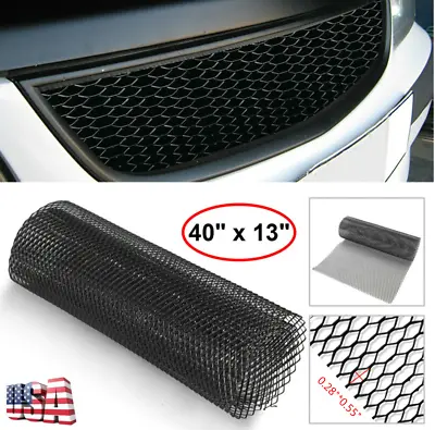 40 X13'' Mesh Grill Cover Car Front Bumper Fender Hood Vent Grille Net Universal • $15.97
