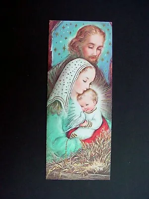 Unused Charlot Byj Byi Xmas Greeting Card Joseph & Mary With Baby Jesus & Dove • $56