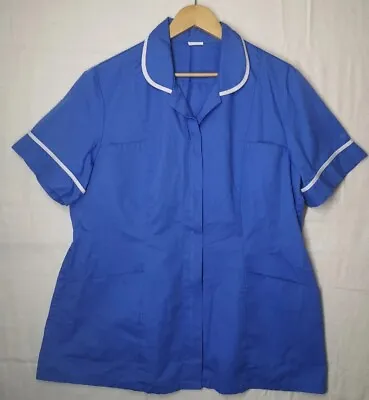 £11.50 • Buy Ladies/Mens Blue Medical Uniform Nurse Hospital Workwear Medical Top/Scrub/Tunic
