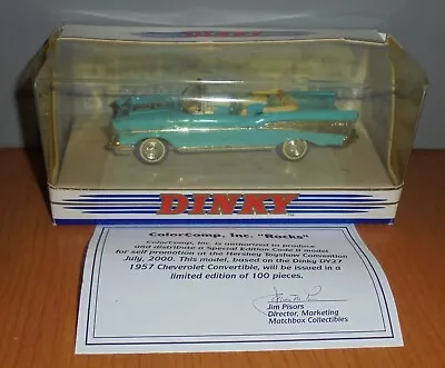 Matchbox Dinky DY27 Chevrolet Convertible ColorComp Inc Rocks Cream Seats Code 2 • £34.99