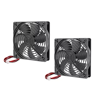 2-Pack 120mm 12v Computer Fan 2-PIN Replacement Cooling For Power RV Fan • $25.99