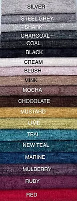 £1.69 • Buy Upholstery Fabric Elite Chenille Material Furnishings Craft Sofa Fire Retardant.