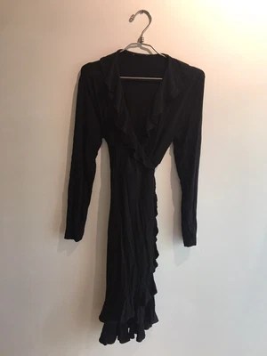 $20 • Buy Bamboo Black Wrap Dress Maternity/Breastfeeding