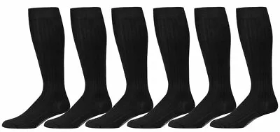 6 Pairs Mens Dress Socks Cotton Knee High Over The Knee Over The Calf Luxury  • $99.95