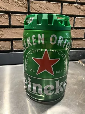 HEINEKEN MINI KEG Beer Can 5L 1.32 Gallons - EMPTY With Unused Taps Spout • $21.75