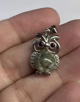 Garden Quartz Owl Pendant No Reserve • £3.99