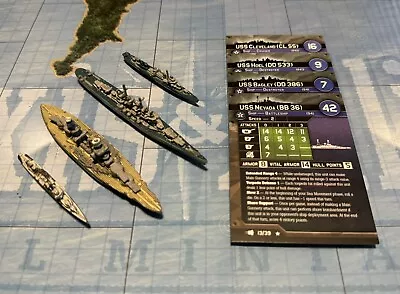 Axis & Allies - War At Sea - USS Nevada America Navy Collection • $35