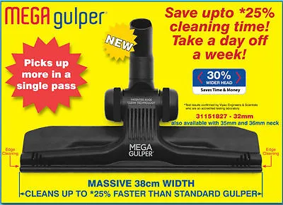 Mega Gulper Vacuum Cleaner Floor Tool Head Suits VAX VXCB-01 BACKPACK COMMERCIAL • $36.50