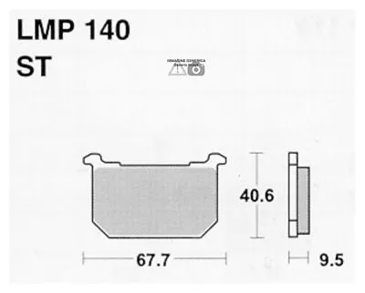 ATHENA REAR BRAKE PADS For KAWASAKI Z 750 /S/R 1980- • £20.39