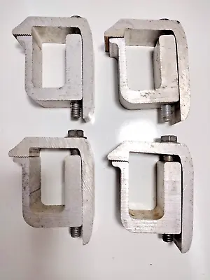 $30 • Buy Aluminum Truck Bed Canopy Shell Utility C Clamp Set Of 4 Pre-owned