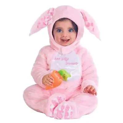 Children's Little Wabbit Pink Easter Bunny Animal Birthday Party Theme Costume • £15.09
