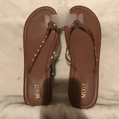 Mixit  Women’s Sandals Shoes Brown Size 8  Retail $20 ( TW-1492) • $7.96