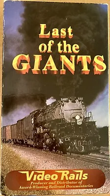 Big Boy Locomotive Last Of The Giant Video Rails Locomotive VHS Tape • $9.99
