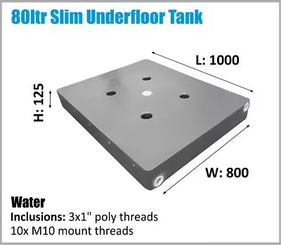 $395 • Buy 80lt Rv Caravan 4wd Camper Ute Tray 4x4 Water Tank Food Grade Ask Freight Price.