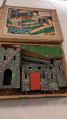 £40 • Buy Vintage Tri-ang Wooden W Fort, Lines Bros Ltd - Boxed