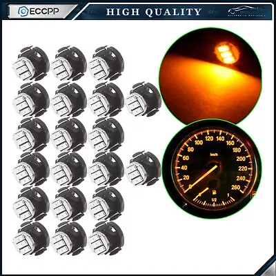 20x Amber  T4/T4.2 Neo Wedge 3SMD LED Panel HVAC Climate Control Lights Bulbs • $11.89