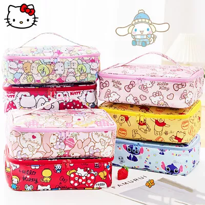 HOT Kuromi Melody Hello Kitty Cinnamoroll Lunch Box Bag Case Insulated Handbag T • $24.71