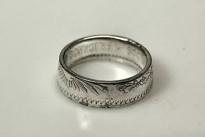 720 Silver Size 12.75 Mexico Coin Ring 11 Grams (RIN7809) • $26.10