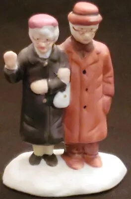 Elderly CHAPEL COUPLE Wonderful Holiday Life Target Xmas Village Go-along Figure • $25