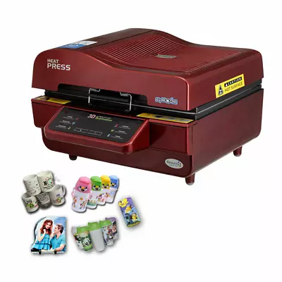 $1568.95 • Buy New 3D Sublimation Transfer Heat Press Machine Printer For Phone Cases Mugs Cups