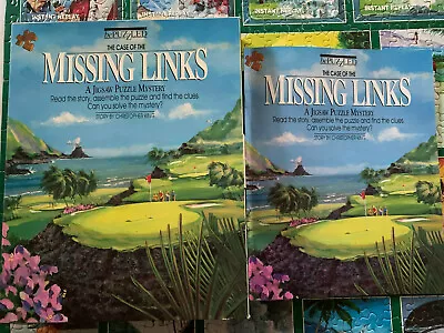 Jigsaw Mystery Puzzle BePuzzled The Case Of The Missing Links500 Pc1990 Golf • $9.99