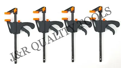4pc Woodworking Bar Clamp Furniture Wood Handwork Tool F-clamp 4in Quick Wood  • $10.95