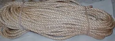 Sisal Rope 6mm 150ft (46 M)  Natural Cat Scratch Post Claw Toys Crafts Pets New • £18.75