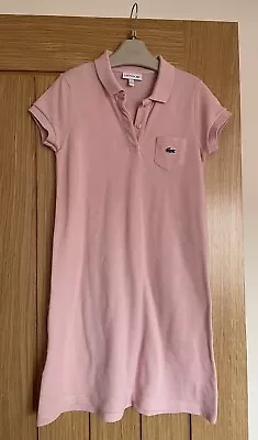 Girls Lacoste Tennis Dress Pink Age 8/128cm - Used In Excellent Condition • £15