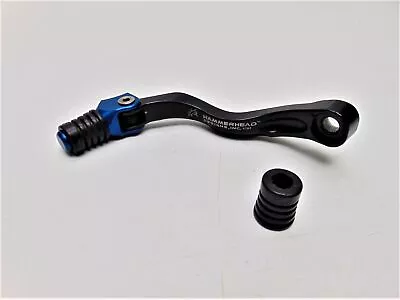 Hammerhead Shifter Lever Kit With Rubber Shifter Tip (5mm Offset) Black/Blue • $51.99