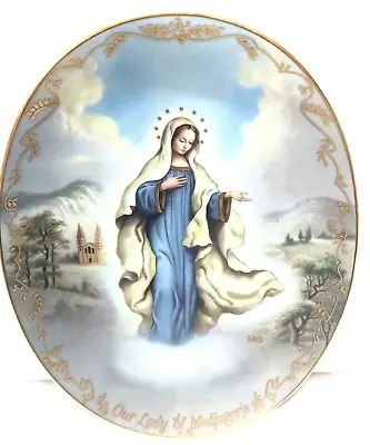 Bradford Exchange Our Lady Of Medjugorje Visions Of Our Lady Collector Plate • $25