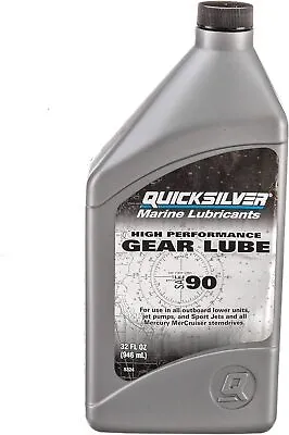 Quicksilver 858064Q01 High Performance SAE 90 Gear Lube For Mercury Outboards • $21.49