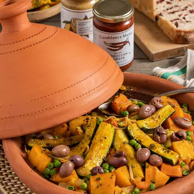 Food Safe Large Moroccan Tagine - Minor Flaws Final Sale • $24