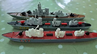 3 Vintage Matchbox Sea Kings K308. 1976 (2 Convoy Escorts And A Battleship) • £30