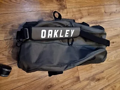 Oakley Large Khaki Green Backpack Rucksack Bag Camping Sports Travel • £41