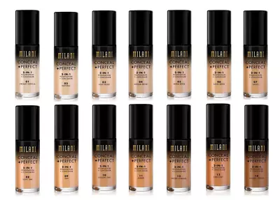 Milani Conceal + Perfect 2-in-1 Foundation + Concealer ~ Choose From 26 Shades • $9.25