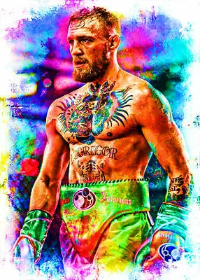 2022 CONOR McGREGOR 3/5 ORIGINAL PRINT ART SKETCH CARD ARTIST SIGNED • $35