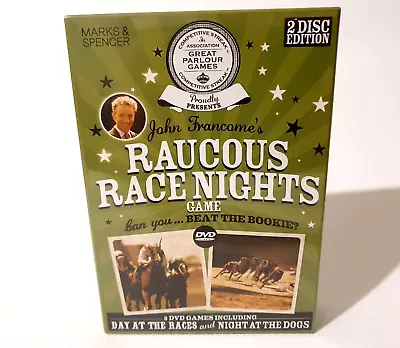 John Francome's Raucous Race Night Game - Horse And Dog Racing - DVD Game - NEW • £11.99