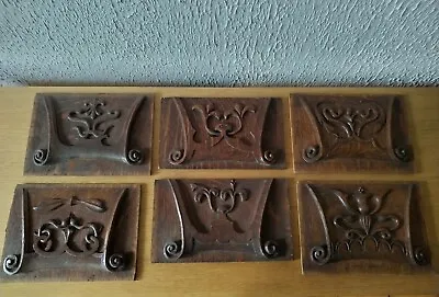 £50 • Buy Carved Reclaimed Wooden Panel / Pediment Salvaged Vintage Repurpose Project