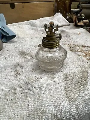 1890'S Embossed Vapo Cresolene Kerosene Quack Medicine Oil Lamp For Vaporizer • $16.99