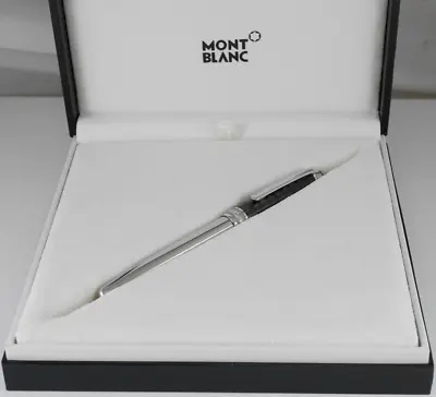 Montblanc Meisterstuck Solitaire Carbon Steel Fountain Pen F (MINT) • $749