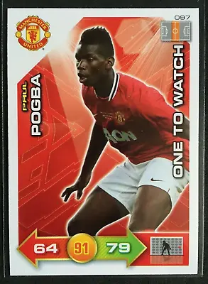 2011-12 Panini Adrenalyn XL Manchester United # 97 Paul Pogba Rookie Card RC • $0.99