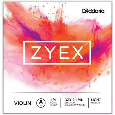 D'Addario Zyex Series Violin A String 4/4 Size Light Aluminum • $12.59