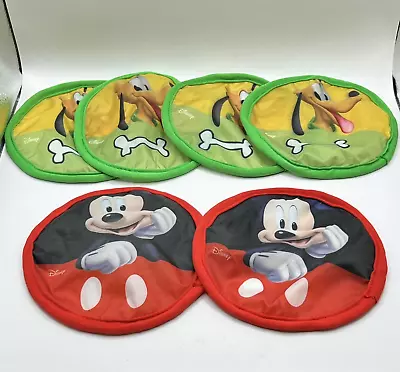 Disney Junior Mickey Mouse Tic Tac Toss Game Replacement Discs 2 Mickey 4 Pluto • $5.99