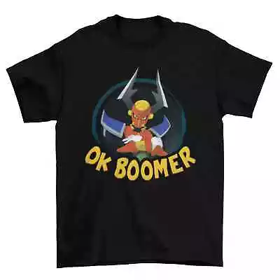 Mega Man Ok Boomer T-Shirt Unisex  Funny   Woodman Quickman  S-5XL • $6.99