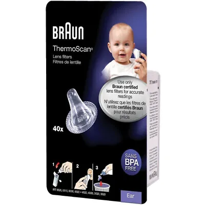 Braun Thermoscan Lens Filters 40 Pack • $20.99