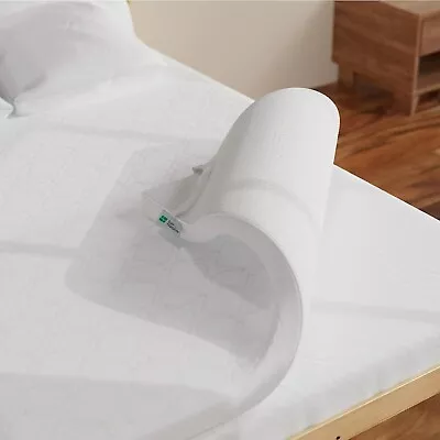 Memory Foam Mattress Topper - Full Mattress Pad With 2 Inch Cooling Gel Insert • $75.99