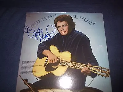 Merle Haggard Signed Album Titled  It's Not Love But It's Not Bad  L@@k!  Proof • $299.99